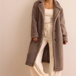 Altar'd State Warm Brown Teddy Jacket